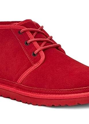 Теплі жіночі черевики уггі ugg australia neumel boot samba red1 фото