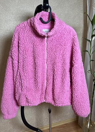 Плюшевая куртка курточка  urban outfitters р.m