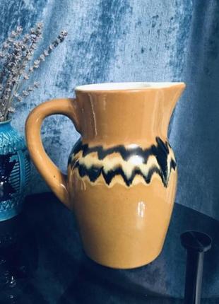 🔥 глечик 🔥 винтаж старинный васильков керамика орстр2 фото