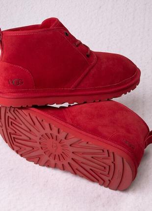 Теплі жіночі черевики уггі ugg australia neumel boot samba red9 фото