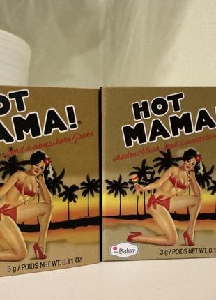 Оригинал thebalm румяна и тени в одном thebalm hot mama5 фото