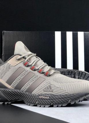 Р.41-46 кроссовки adidas marathon tr бежевые