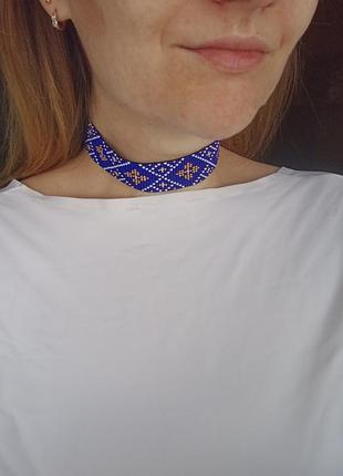 Гердан из бисера ручной работы