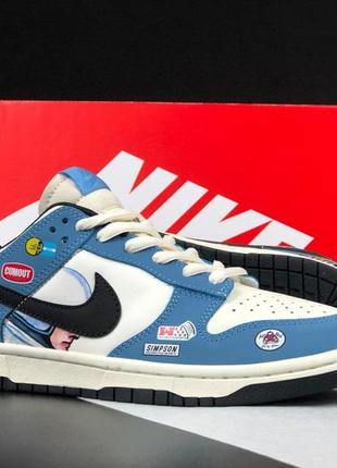 Р.41-45 кросівки nike sb dunk low jackman wheels сині