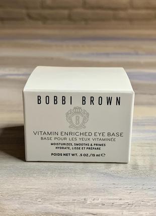 Bobbi brown vitamin enriched eye base зволожуючий крем для очей з вітаміном b3, b5, b6 тa b12