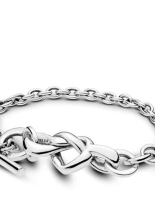 Браслет срібло пандора pandora silver s925 ale з біркою узи любові