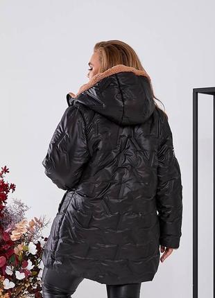 Жіноча зимова куртка мод 1534 від 50 до 64 р2 фото