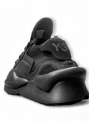 Кроссовки adidas y-3 kaiwa черные5 фото