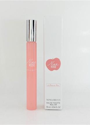 Парфуми у форматі ролику з апплікатором від nina ricci rose roll-on 10 ml1 фото