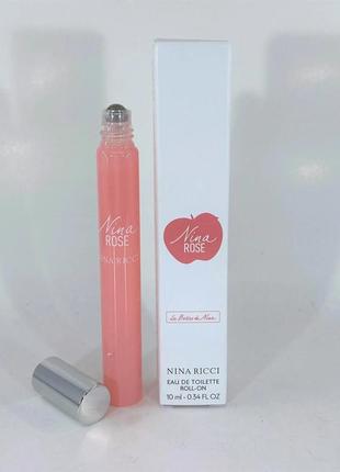 Духи в формате ролика с аппликатором от nina ricci rose roll-on 10 ml2 фото