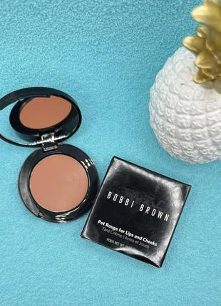 Кремовые устойчивые румяна bobbi brown pot rouge оттенок powder pink