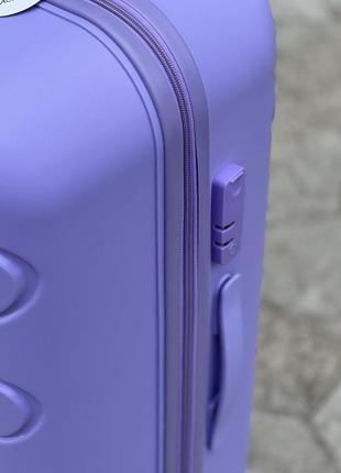 Качественный чемодан из полипропилен,модель 376,прорезиненный,надежная,колеса 360,кодовый замок,туреченя8 фото