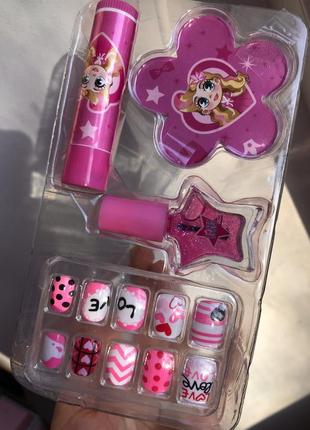 Подарочный бьюти бокс для девочек девочки honey bunny miss маленький визажист детский...