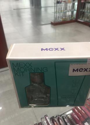 Mexx pure for him подарунковий набір (30мл туалетна\ вода, 50мл гель для душу)