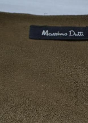Massimo dutti прямое шелковое платье4 фото