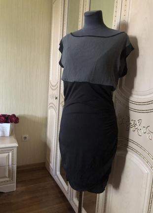 Изьящное шелковое платье по фигуре, натуральный шелк шёлк, оригинал calvin klein jeans4 фото