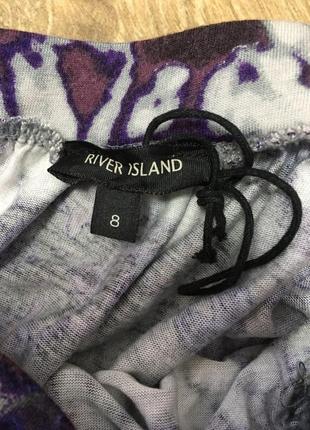 Юбка с "хвостом" river island, на резинке, мягкая немнущаяся ткань4 фото