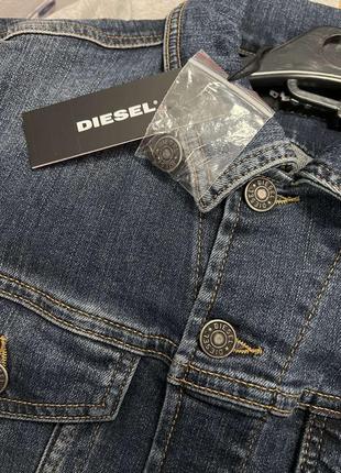 Чоловіча джинсова куртка diesel denim r-elshar-xp3 фото
