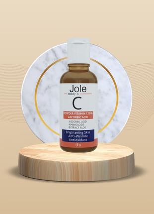 Сыворотка порошковая с аскорбиновой кислотой 10% jole vitamin с powder 15g2 фото