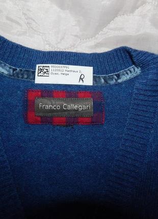 Кофта фирменная женская franco callegari merino wool (шерсть) р.50-52 053жк (в указанном размере, только 1 шт)6 фото