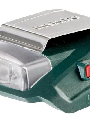 Силовий адаптер + ліхтарик для акумуляторних блоків metabo pa 14.4 - 18 led-usb (600288000) fay