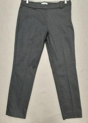 Модные штаны брюки чиносы в геометричный принт h&m р.44-46  (10/42)2 фото