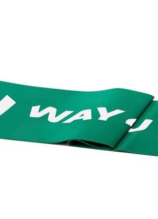 Эластичная лента для фитнеса way4you - medium (green) 401611 фото