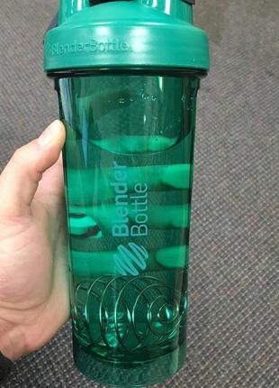 Шейкер спортивний (пляшка) blenderbottle pro28 tritan 820ml green (original)2 фото