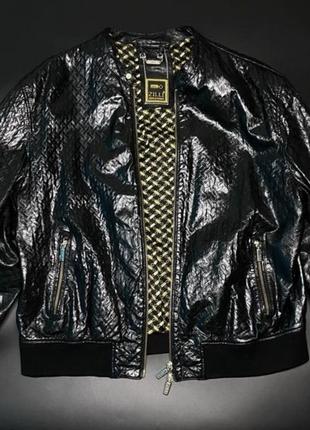 Кожаная мужская курточка люксового бренда zilli