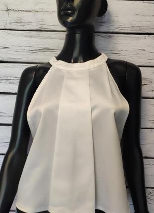 Атласный топ кроп