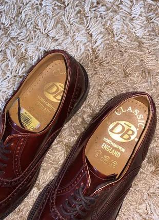 Туфли броги db shoes england кожаные оригинал8 фото