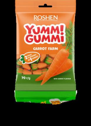 Желейні цукерки yummi gummi carrot farm 70г