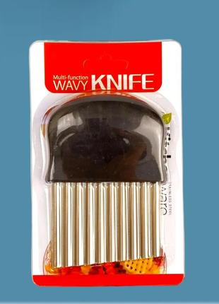 Волнистый нож для резки wavy knife 9х14 см