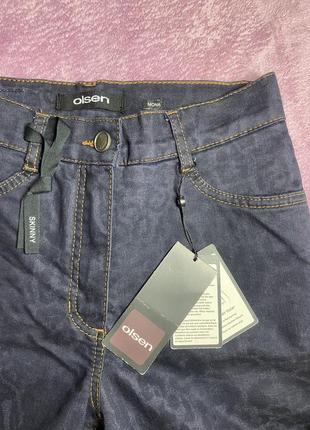 Суперские джинсы известного германского бренда olsen mona skinny jeans, navy3 фото