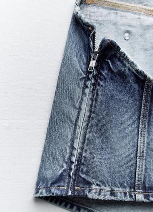 Zara женский джинсовый топ9 фото