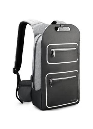 Рюкзак міський tigernu t-b3662a для ноутбука 15,6" з usb об'єм 14л. чорний (кодовий замок у подарунок)