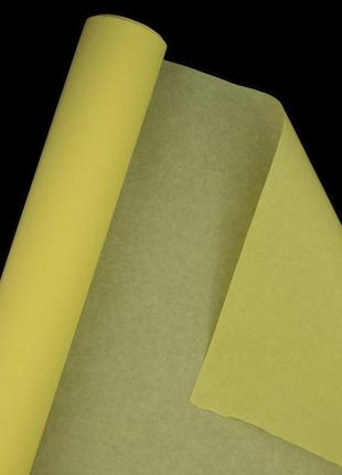 Папір тіш'ю 006 жовтий, рулон 14м х 50 см
