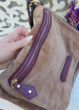 Содержимая плюшевая бархатистая велюровая брендовая сумка-планшет juicy couture2 фото
