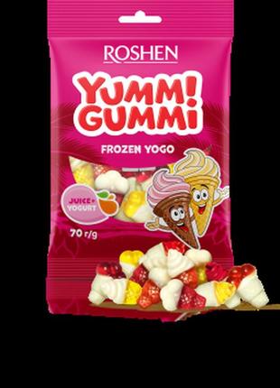 Желейные конфеты yummi gummi frozen yogo 70г