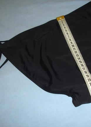 Низ от купальника раздельного трусики женские плавки размер 46 / 12 черные на завязках3 фото