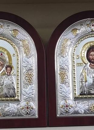 Вінчальна пара prince silvero спаситель казанська ma/e3106axma/e3107ax 24х29 см