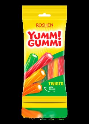 Желейные конфеты yummi gummi twists 70г