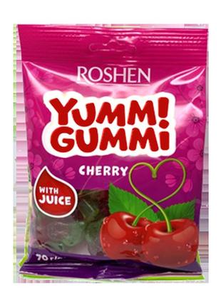 Желейные конфеты yummi gummi cherry 70г