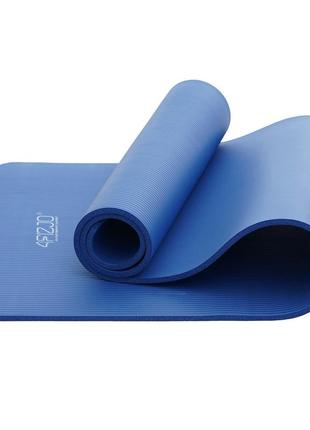 Килимок (мат) спортивний 4fizjo nbr 1 см для йоги та фітнесу 4fj0014 blue7 фото