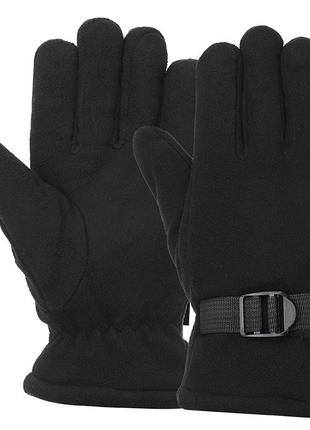 Перчатки для охоты и рыбалки на меху с закрытыми пальцами bc-8565 l черный (07508084)