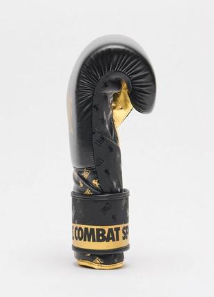 Боксерские перчатки leone dna black 16 ун.4 фото
