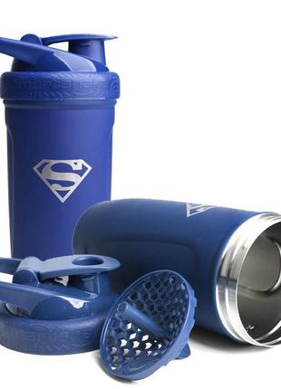 Шейкер спортивний smartshake reforce 900ml dc superman