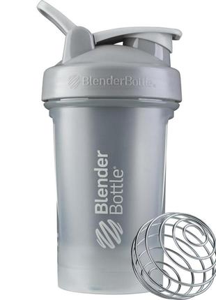 Шейкер спортивний blenderbottle classic loop pro 20oz/590ml pebble grey (500385)