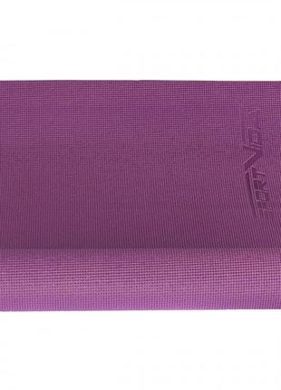 Коврик (мат) для йоги та фітнесу sportvida pvc 6 мм sv-hk0052 violet2 фото