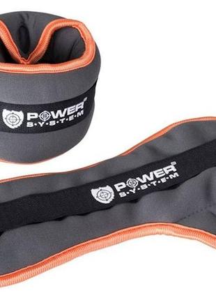 Обважнювачі-манжети для ніг та рук power system ps-4043 wrist weights (2шт.*0.5 kg) (пара)2 фото